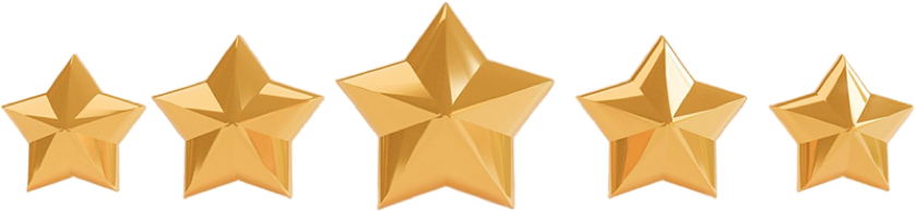 5 gold stars